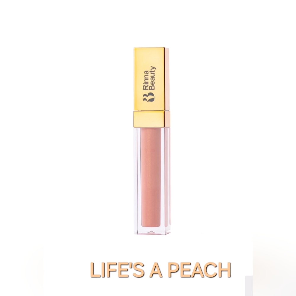 Rinna Beauty Larger Than Life Lip Plumping Gloss LIFE'S A PEACH